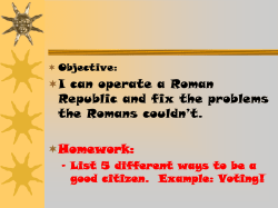 The Roman Republic