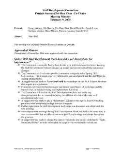 Minutes - Cuyamaca College