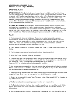 GAME TITLE: Park It!