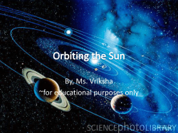 Orbiting the Sun