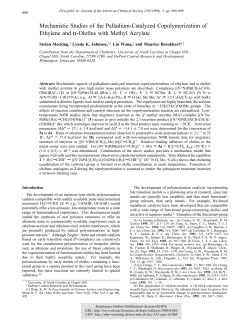 Mechanistic Studies of the Palladium-Catalyzed