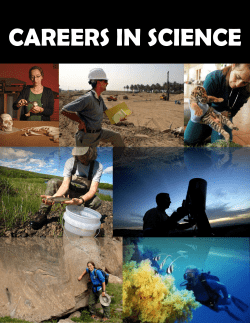 careers in science - Partnerships for Environmental Education and
