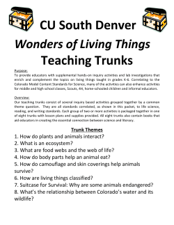 Teaching Trunks - CU South Denver