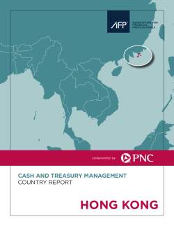 HONG KONG - Association for Financial Professionals