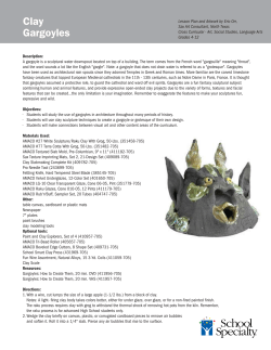 Clay Gargoyles - School Specialty