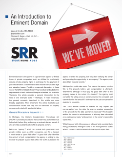 An Introduction to Eminent Domain