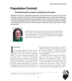 Population Control - Ball State University