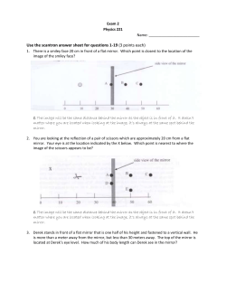 Use the scantron answer sheet for questions 1