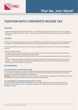 Taxation with Corporate Income Tax