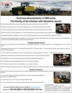 Technical advancements in 2KM series. The Gravity of the situation