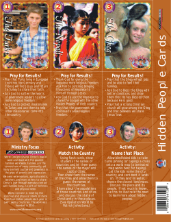 Hidden People Trading Card 1