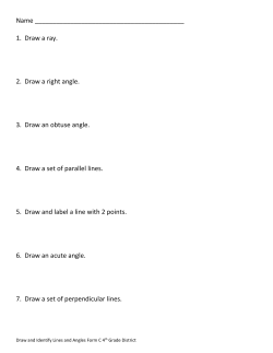 1. Draw a ray. 2. Draw a right angle. 3. Draw an obtuse