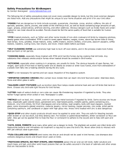 Safety Precautions for Birdkeepers