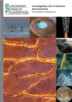 ILEE final - European Science Foundation