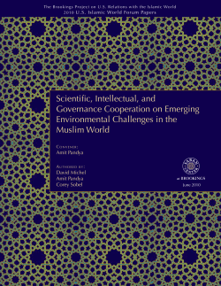 Scientific, Intellectual, and Governance Cooperation on Emerging