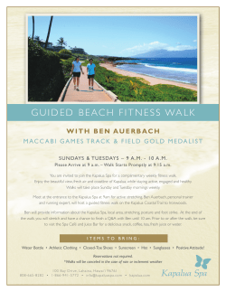 GuIdEd BEACh FITnESS WAlK