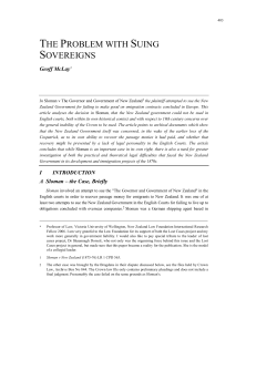 the problem with suing sovereigns