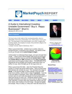 A Guide to International Investing: Unstable Government? Buy it
