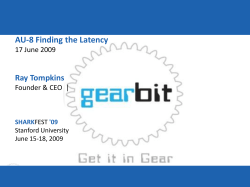 AU-8 Finding the Latency - SharkFest
