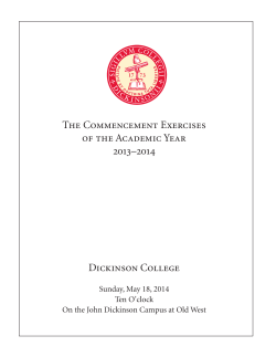 Commencement Program