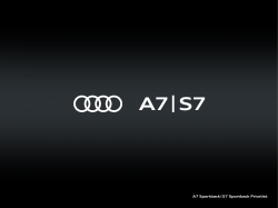 A7 Sportback S7 Sportback Pricelist