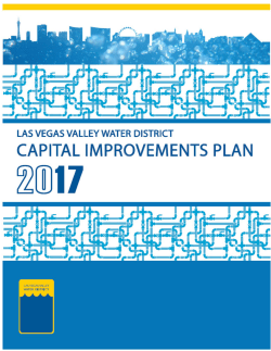 2017 Capital Improvements Plan - Las Vegas Valley Water District