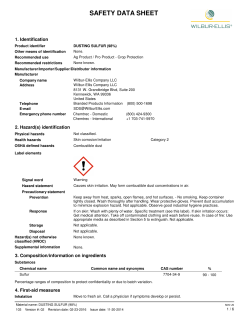 SDS - Wilbur-Ellis Agribusiness