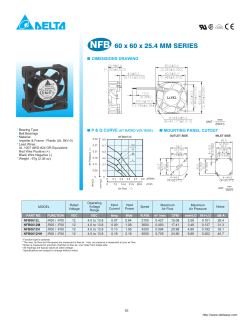 60 x 60 x 25.4 MM SERIES