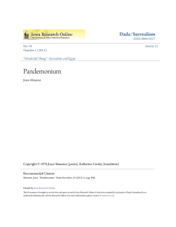 Pandemonium - Iowa Research Online