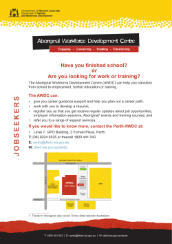 Have you finished school and looking for work or training? [PDF 1MB]