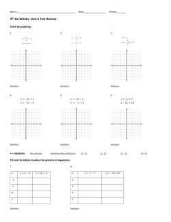 4th Six-Weeks: Unit 6 Test Review