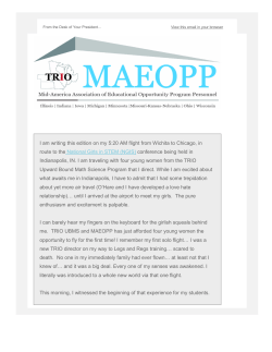 I am writing this edition on my 5:20 AM flight from Wichita to Chicago