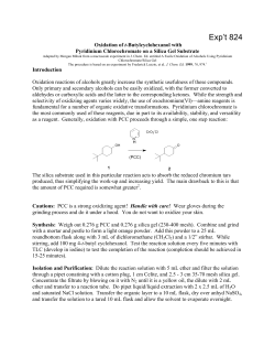 Oxidation of t-Butylcyclohexanol #824