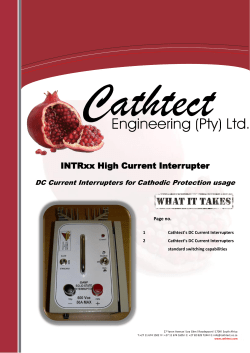 INTRxx High Current Interrupter