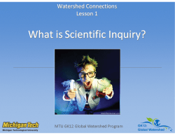 What is Scientific Inquiry? What is Scientific Inquiry?