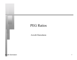 PEG ratio
