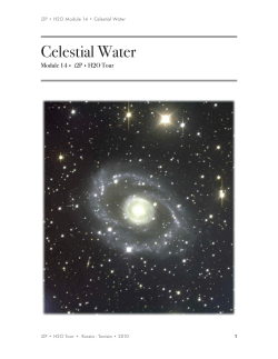 H2O P Module 14 - Celestial Water