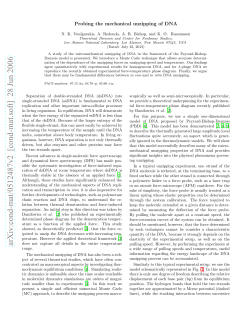 Probing the mechanical unzipping of DNA