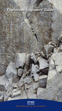 Explosives Engineers` Guide