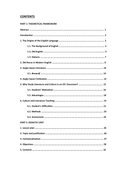 contents - TAuja - Universidad de Ja&eacute;n