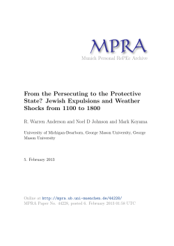 - Munich Personal RePEc Archive