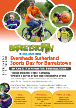 Eversheds Sutherland Sports Day for Barretstown