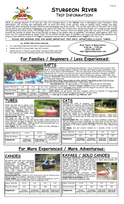 Sturgeon River - Big Bear Adventures