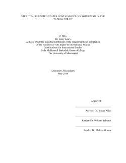 STRAIT TALK: UNITED STATES