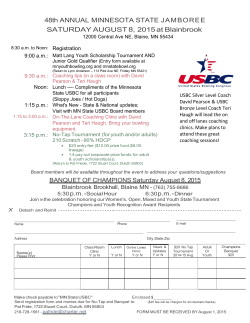 48th ANNUAL MINNESOTA STATE JAMBOREE SATURDAY