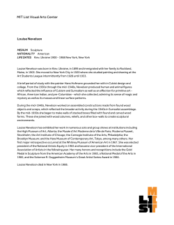 Louise Nevelson - MIT List Visual Arts Center