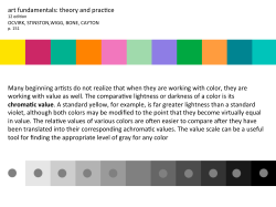 art fundamentals: theory and pracIce Many beginning arIsts do not