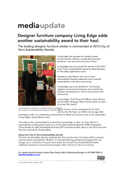 Living Edge City of Yarra Sustainability Awards 2013.pptx