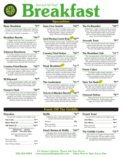 Served All Day! - Wayward Vegan Cafe