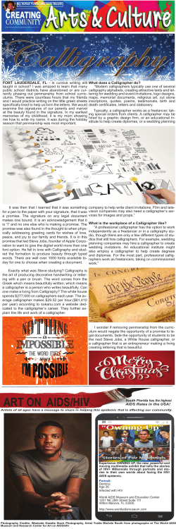 ART ON AIDS/HIV - The Westside Gazette